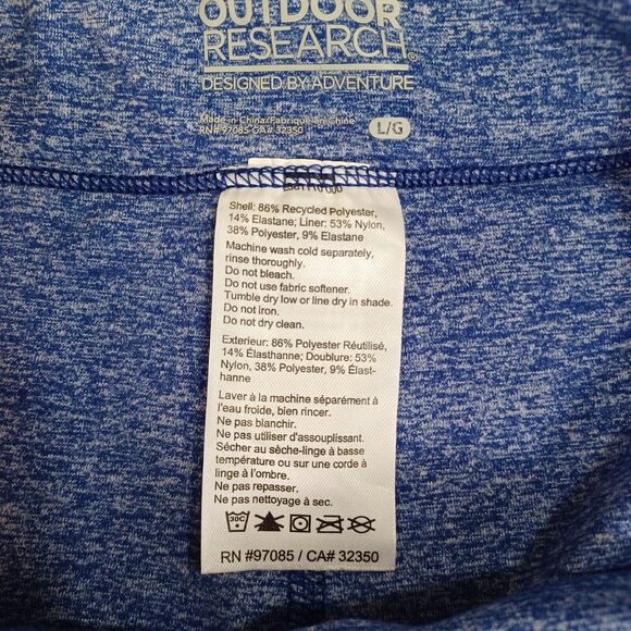 Outdoor Research Peregrine Skort Size L Active UPF 50+ Quick Dry H2O Resistant - Picture 9 of 12